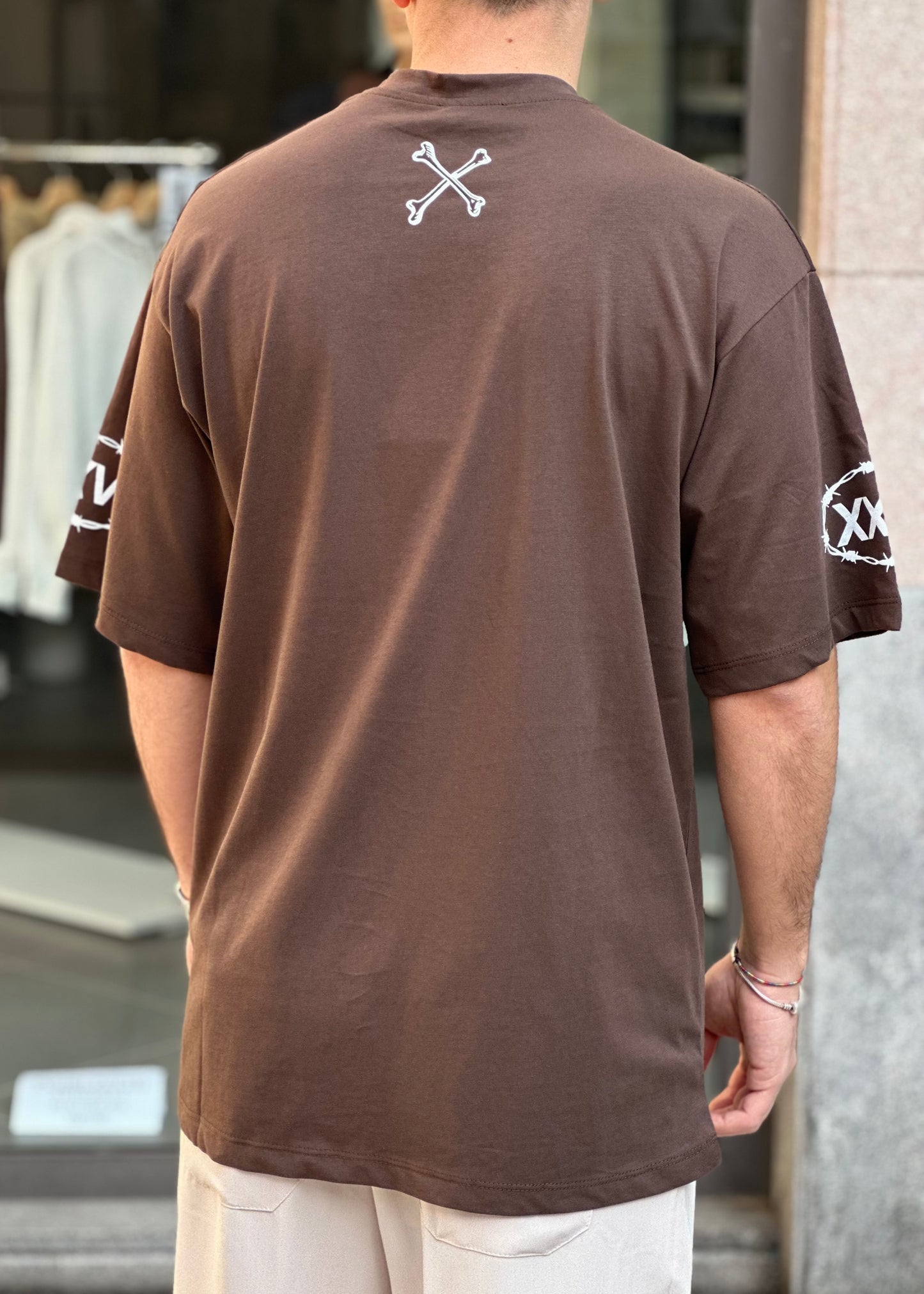 T-Shirt XXVII Brown - Taglia S