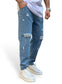Jeans clear Denim con strappi