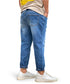 Jeans Blu Denim con rotture